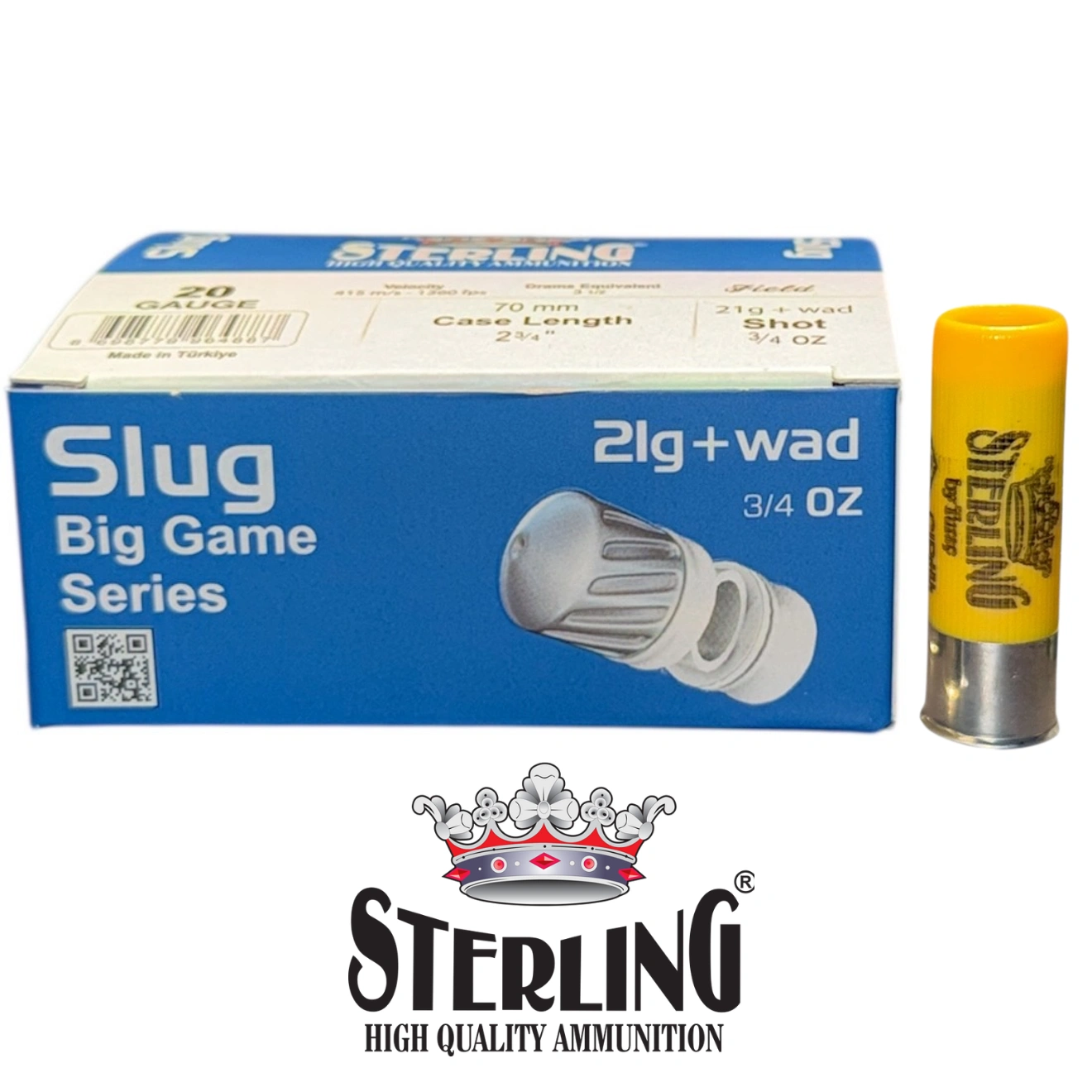 Sterling 20 Cal Tek Kurşun Av Fişeği