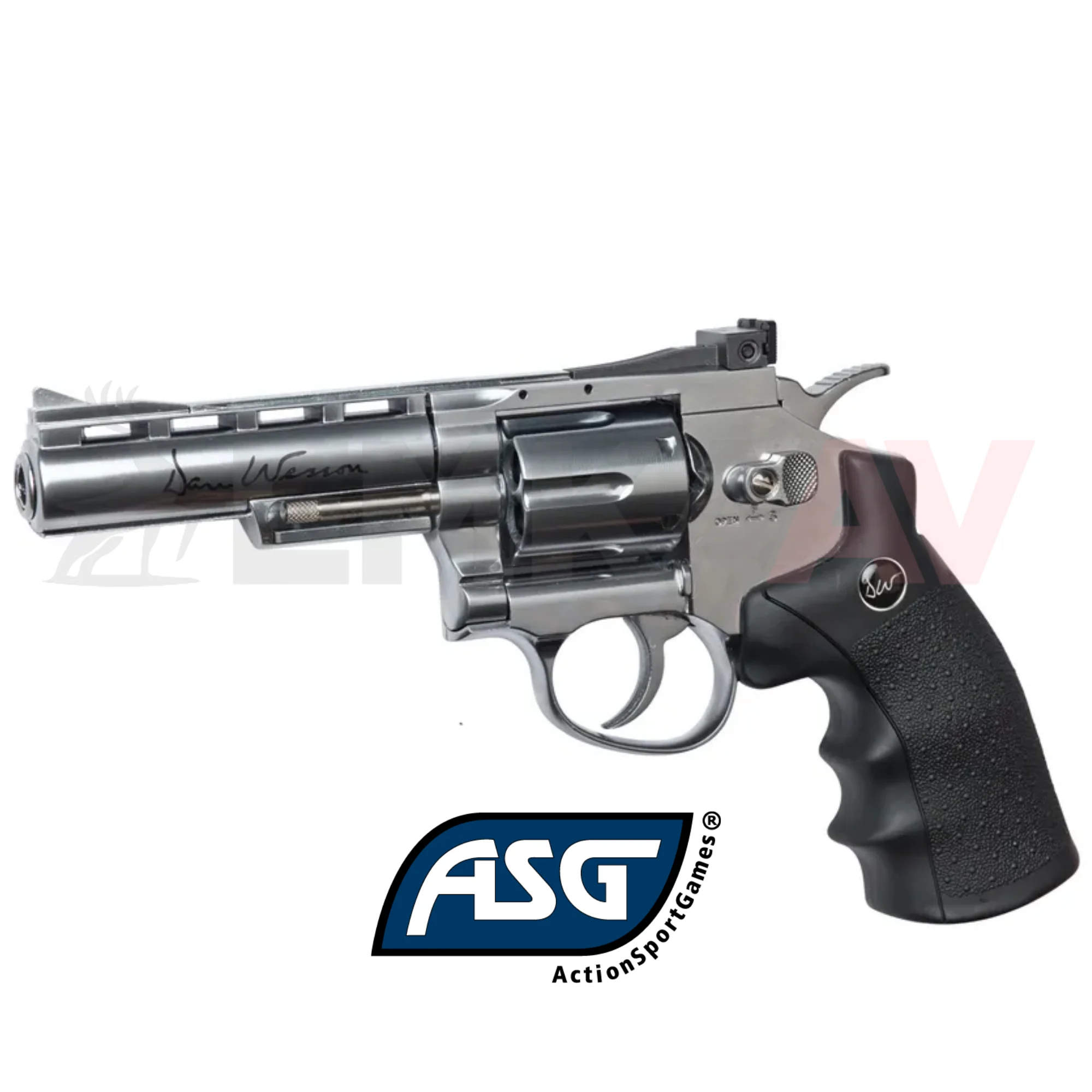 Asg Dan Wesson 4 Parlak Krom Airsoft Toplu Tabanca 16181