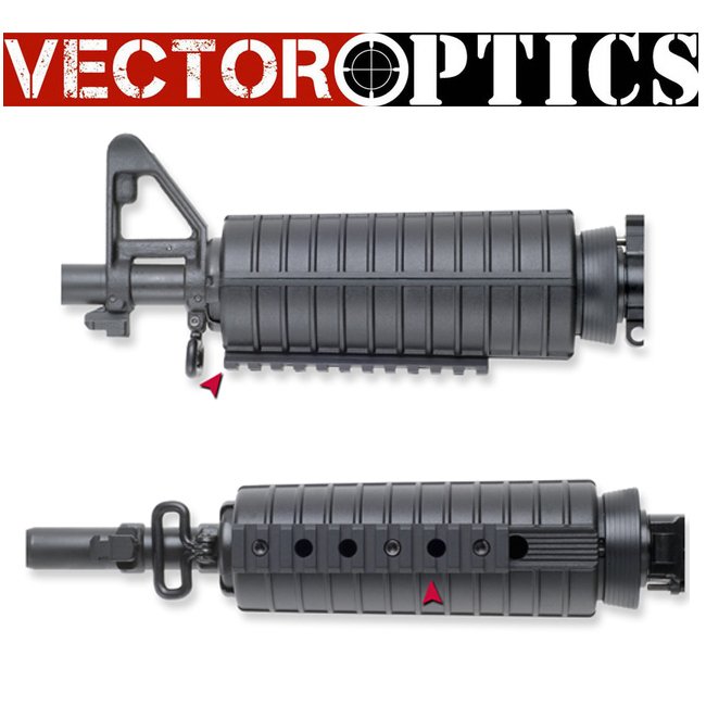 M16 M4 El kundağı için 21mm Ray Sistemi