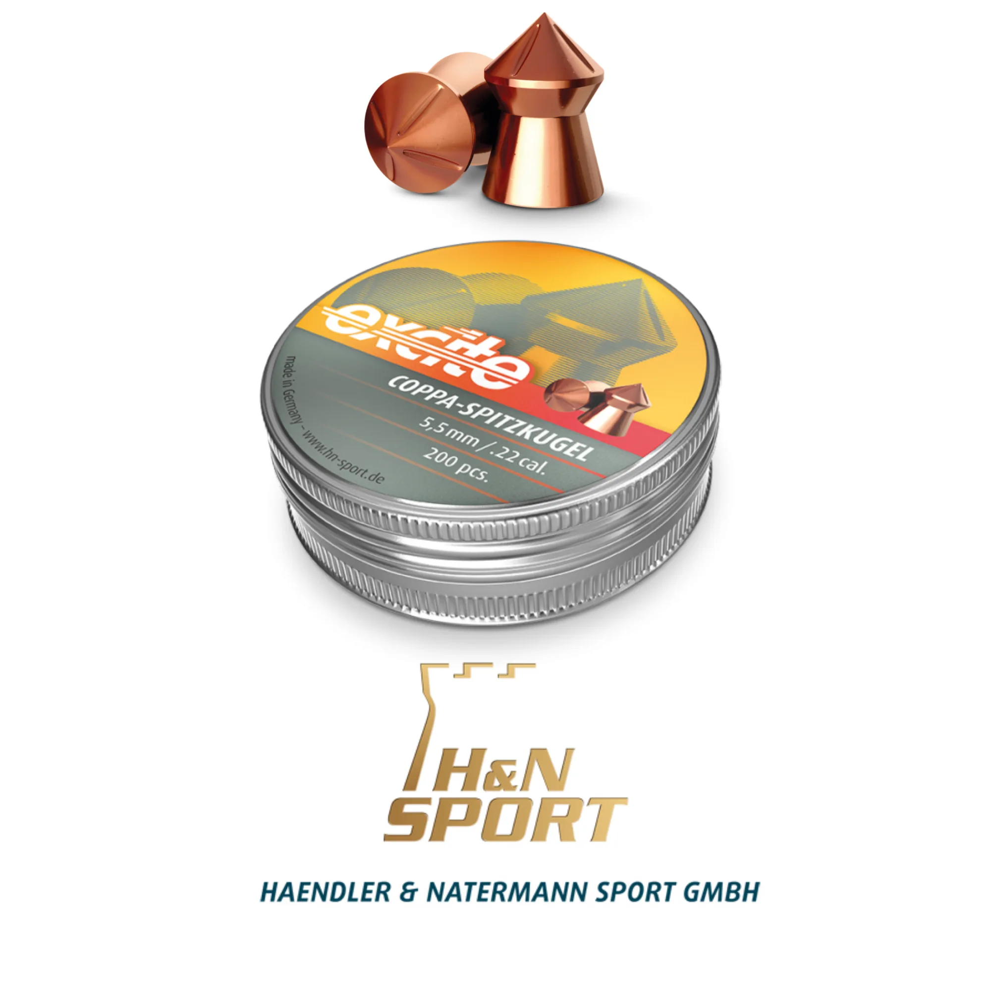 H&N Excite Coppa Spitz 5.5 mm Saçma / 200 Adet