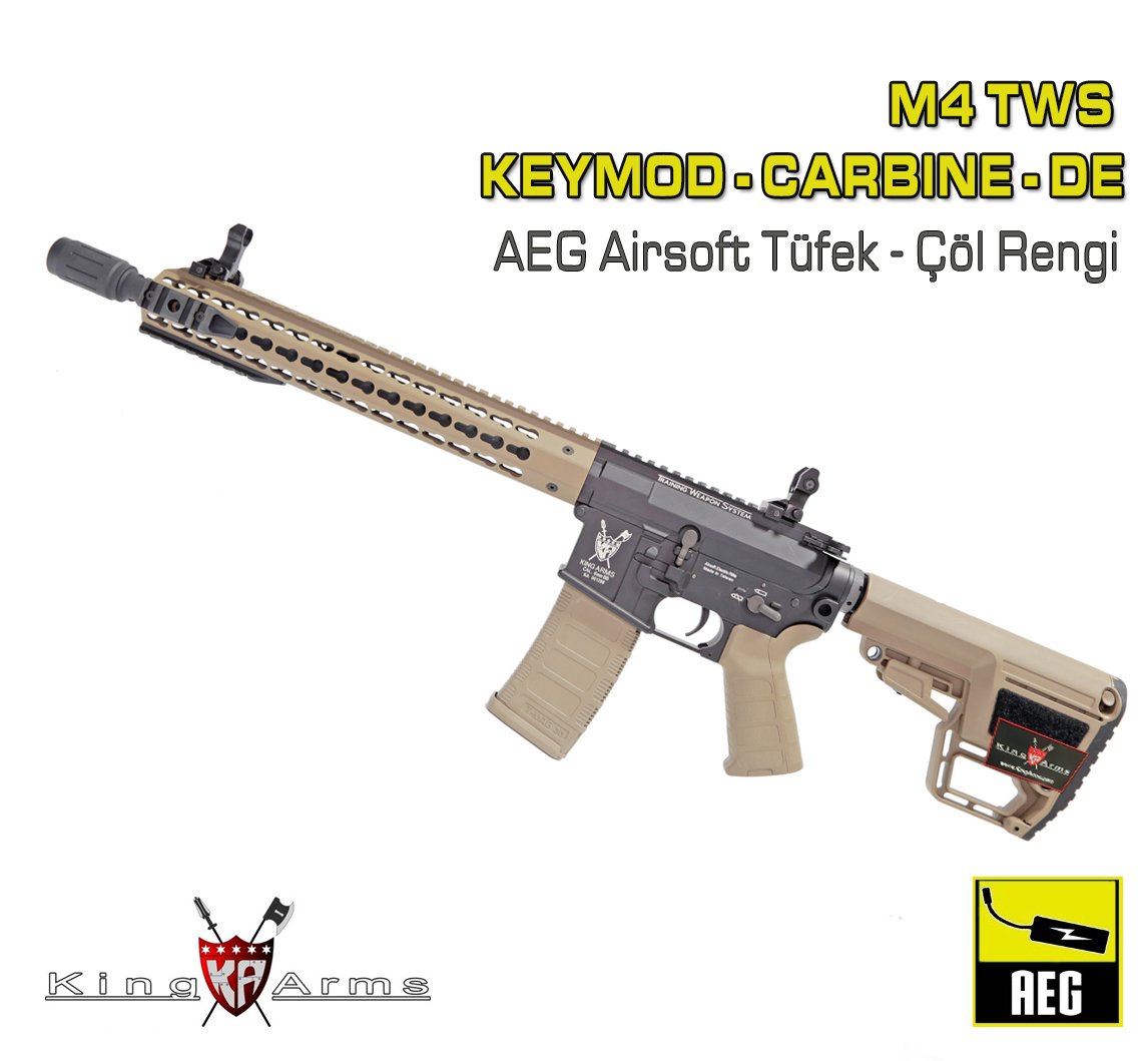 M4 TWS KeyMod Carbine - Çöl Rengi