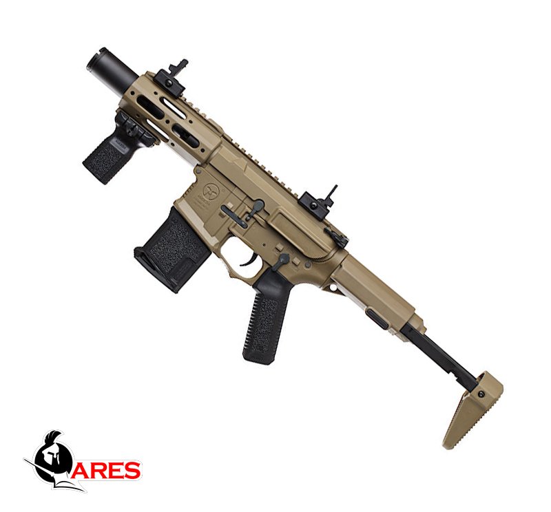 ARES Amoeba Micro M4 PDW Airsoft AEG Tüfek -  (Dark Earth)