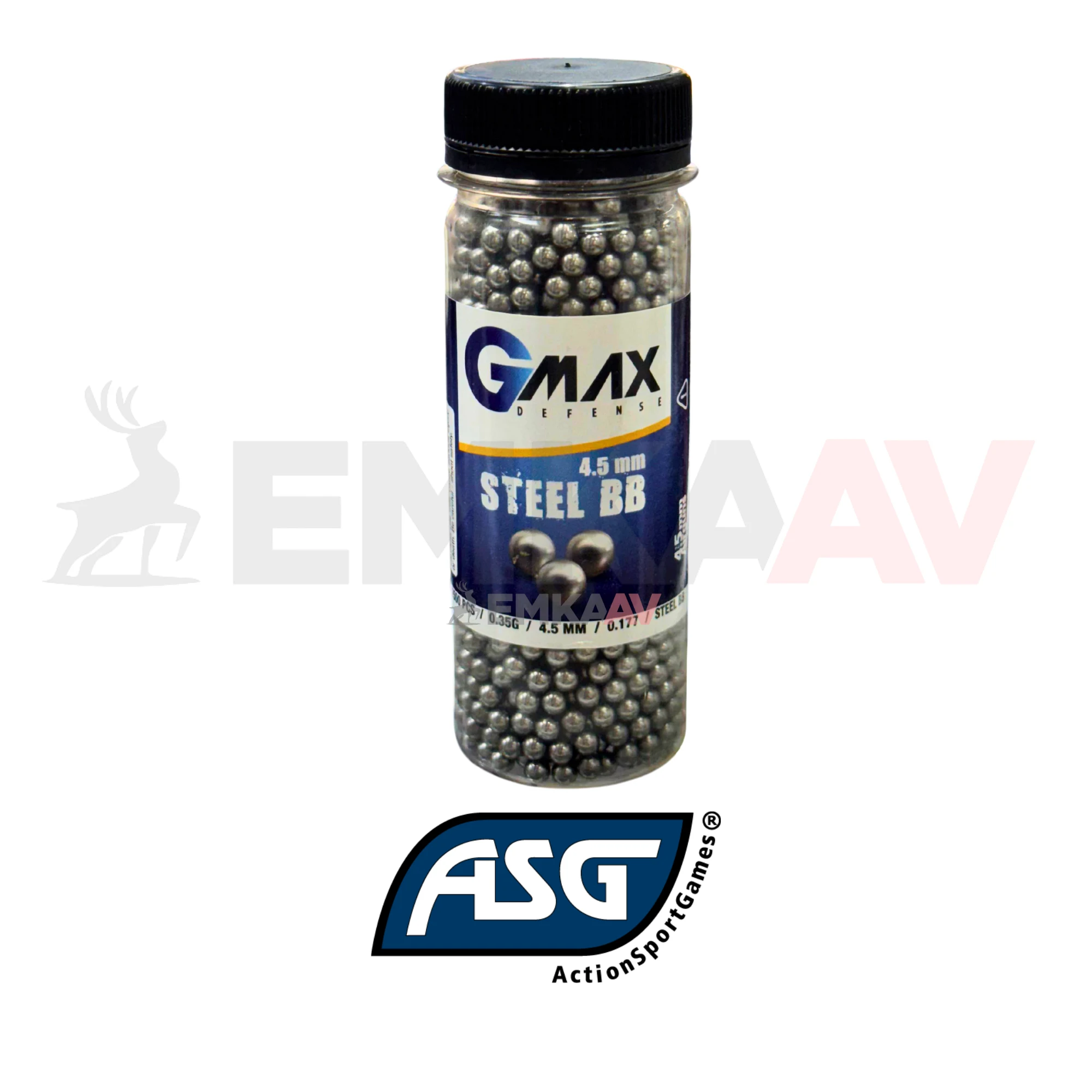 Gmax Defense Steel BB 4,5 mm Çelik Bilye (1500 Adet)