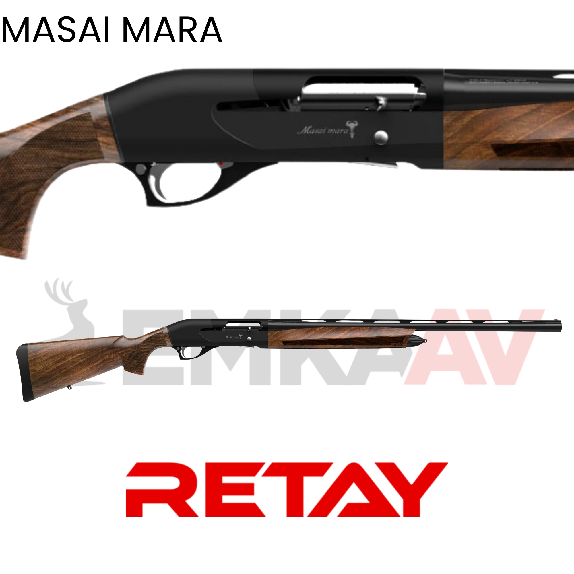 Retay Masai Mara Dark Black Otomatik Av Tüfeği