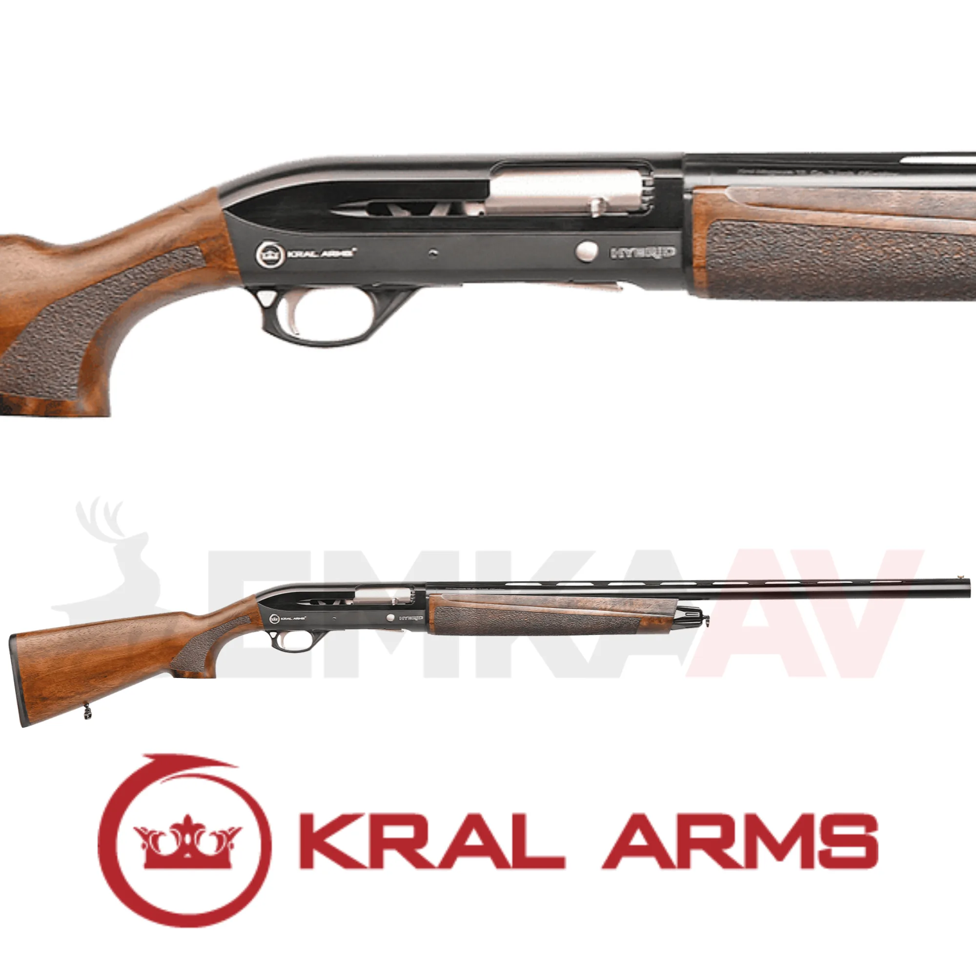 Kral Arms Azarax Hybrid W Ahşap Otomatik Av Tüfeği
