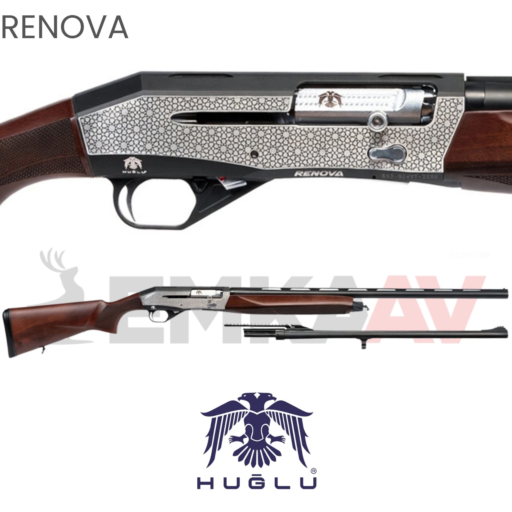 Huğlu Renova Selçuk Cantilever Combo Otomatik Av Tüfeği