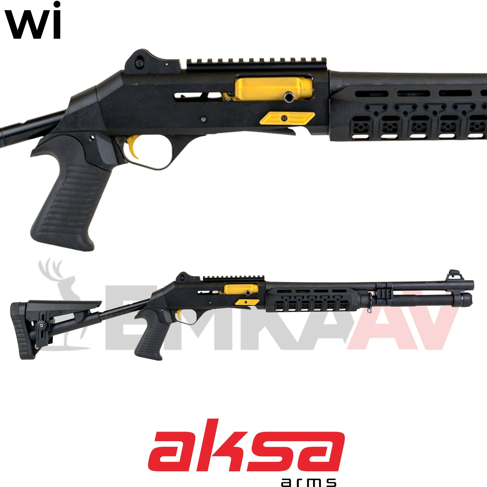 Aksa Crossfire Extreme Wi-AL Siyah Otomatik Av Tüfeği