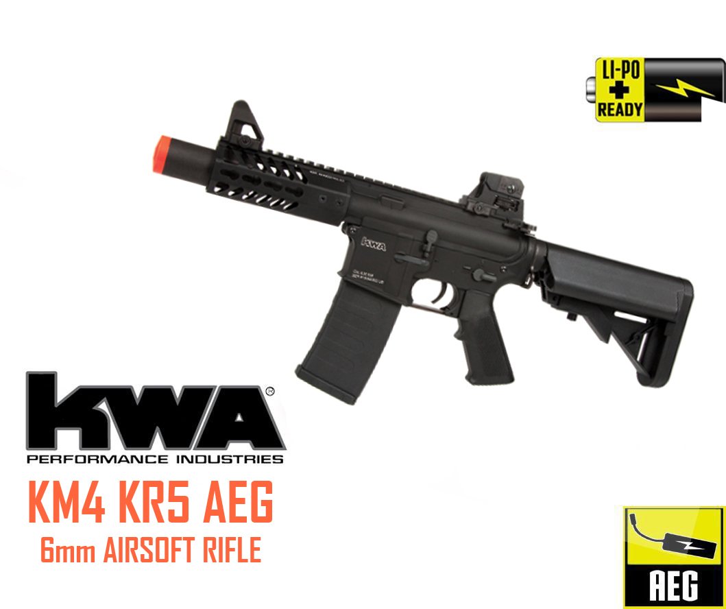 KWA KM4 KR5 Full Metal CQB M4 AEG Airsoft Tüfek