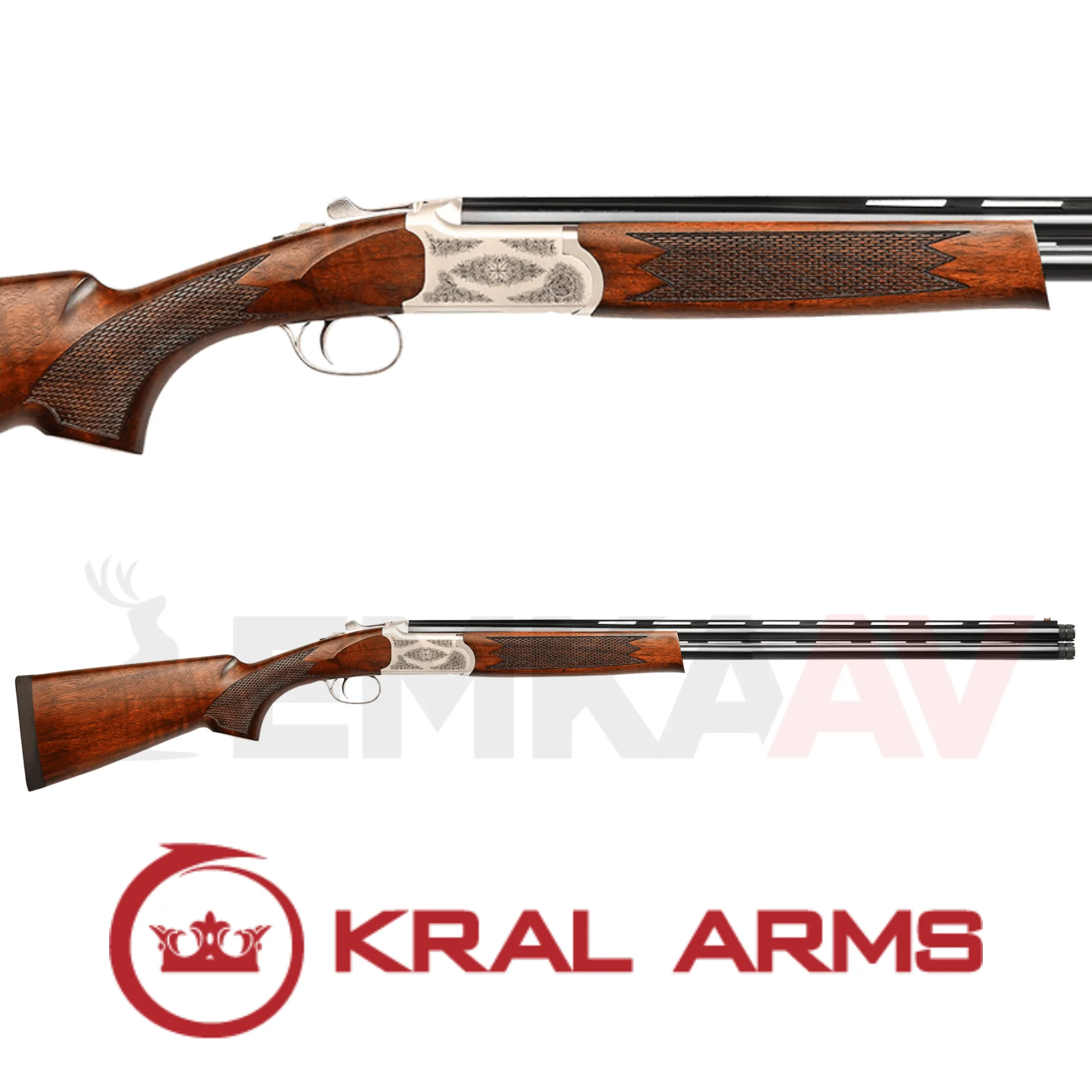 Kral Arms Caracara Beyaz Süperpoze Av Tüfeği (CW-0002)