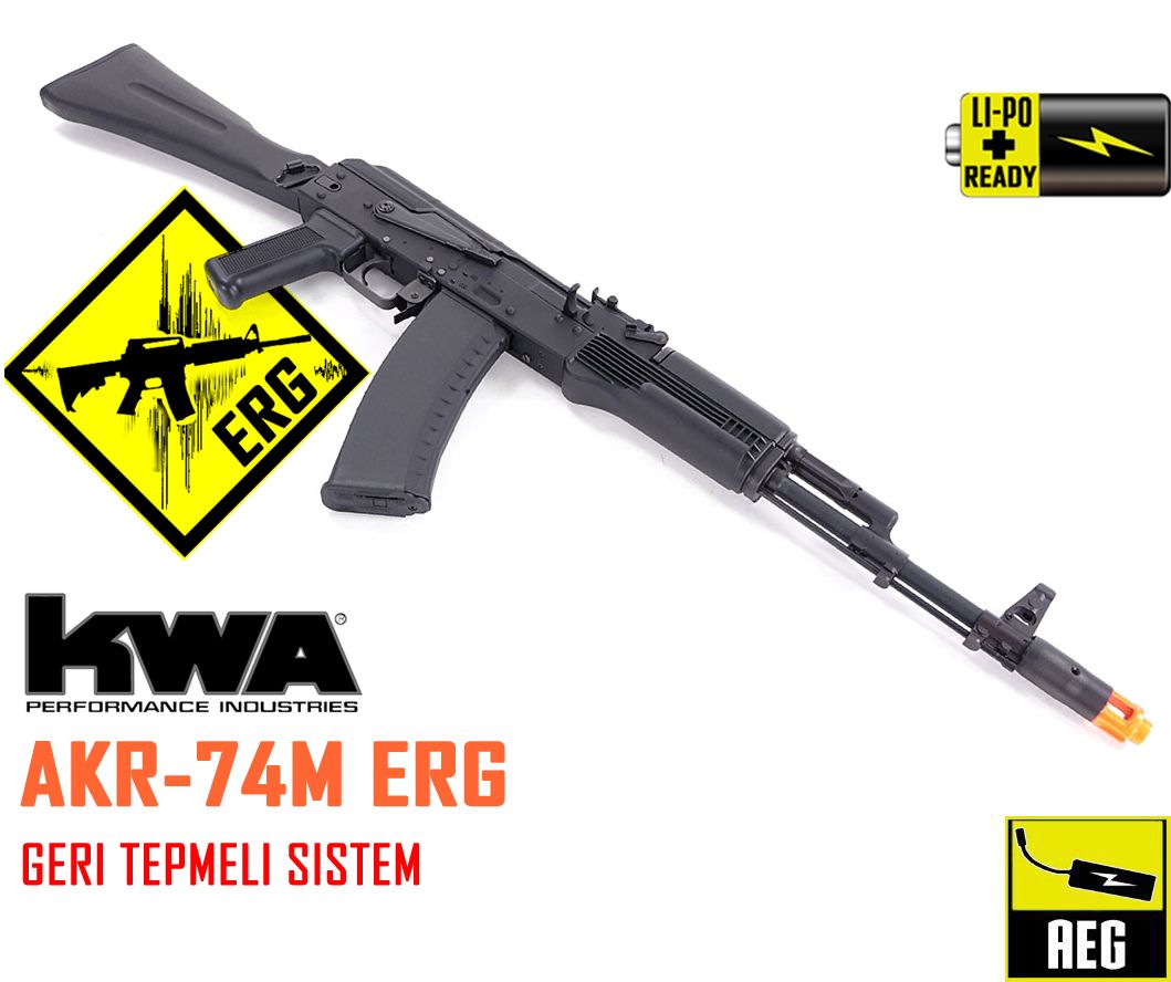 KWA AKR-74M ERG GERI TEPMELI AIRSOFT TUFEK