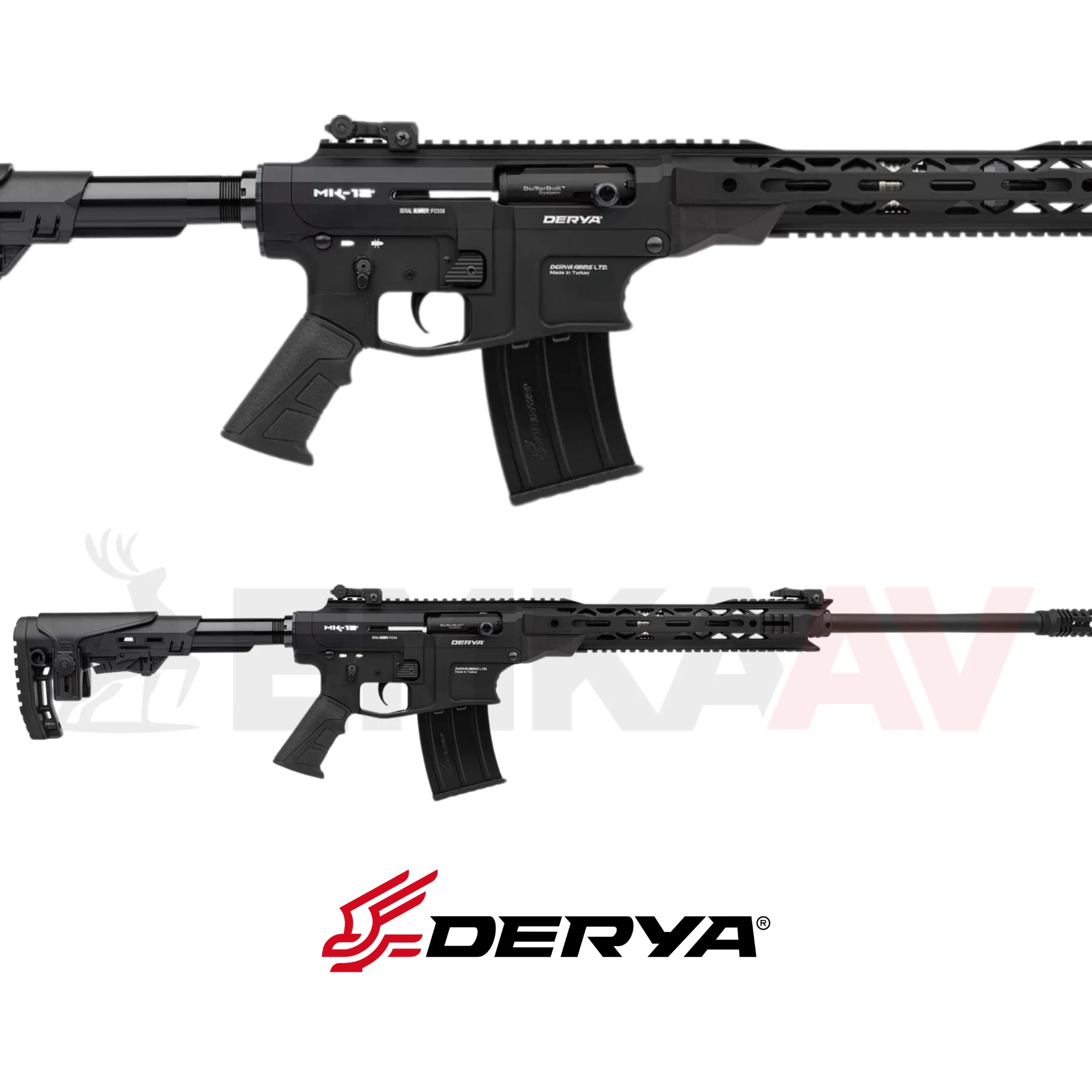 Derya MK-12 AS-600 61cm Şarjörlü Av Tüfeği