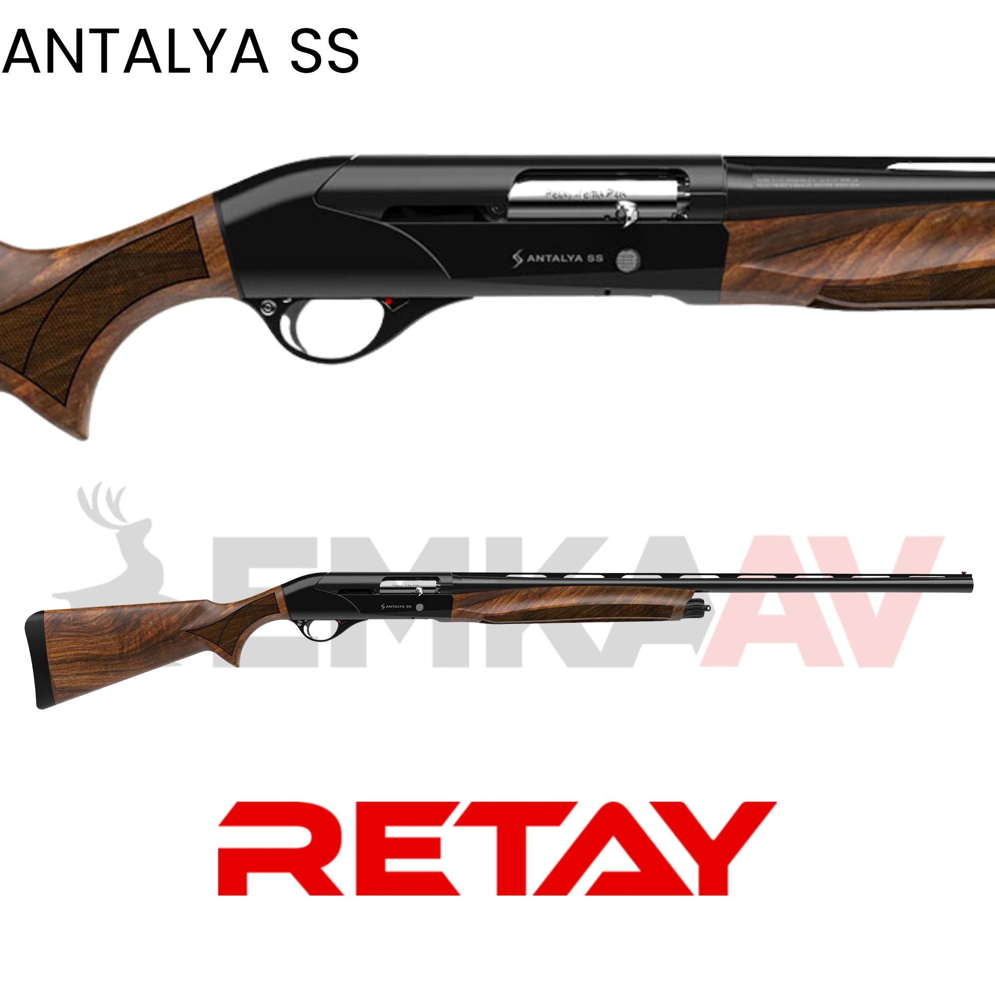 Retay Antalya SS Jet Black Av Tüfeği