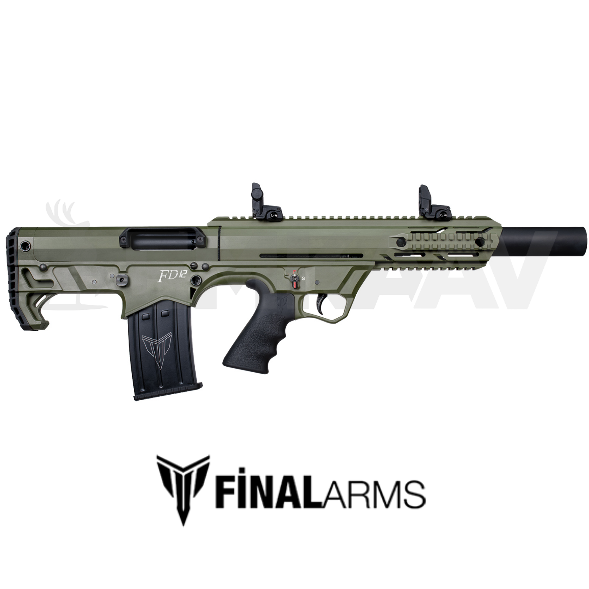 Kariyer FD12 OD Green Bullpup Şarjörlü Otomatik Av Tüfeği