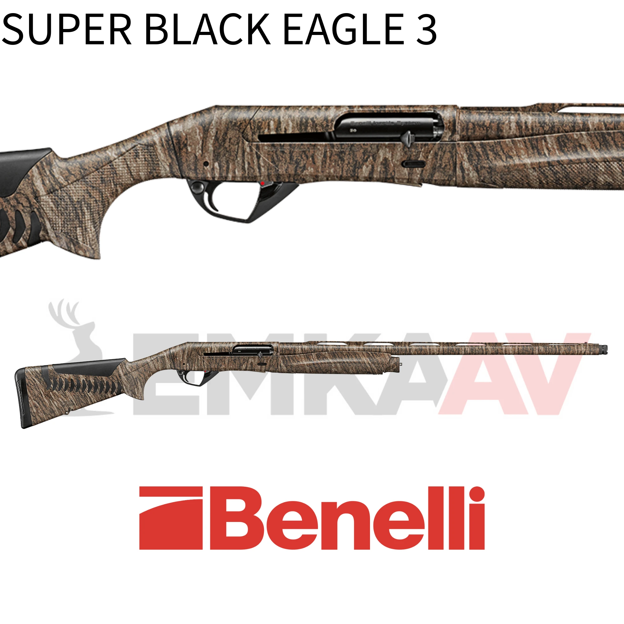 Benelli Super Black Eagle 3 Camo Bottomland Yarı Otomatik Av Tüfeği