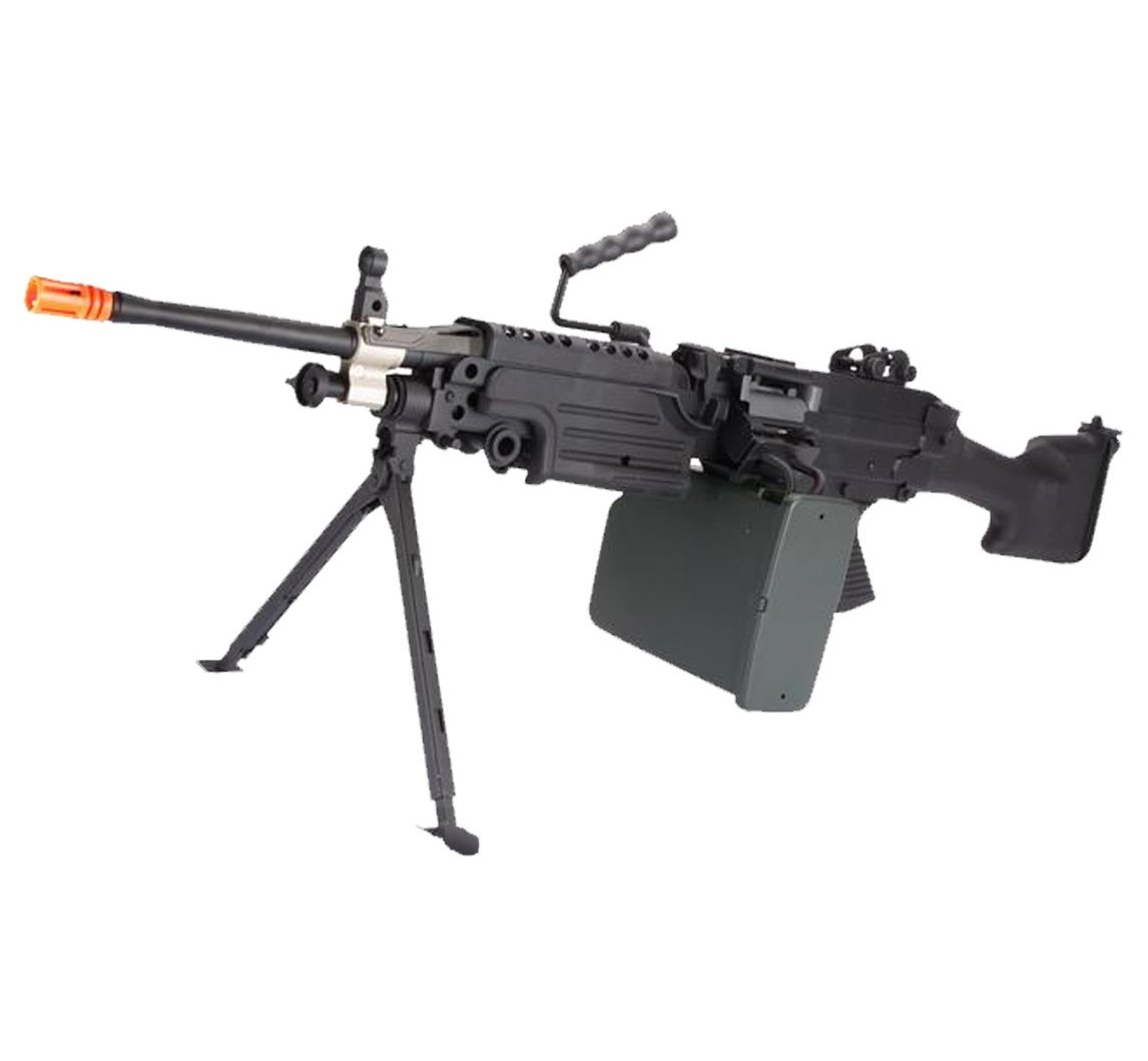 A&K FN Licensed "Middleweight" M249 SAW Machine Gun (MK II / Black)