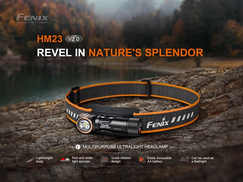 Fenix HM23 v2.0 300 Lumen Pilli Kafa Feneri