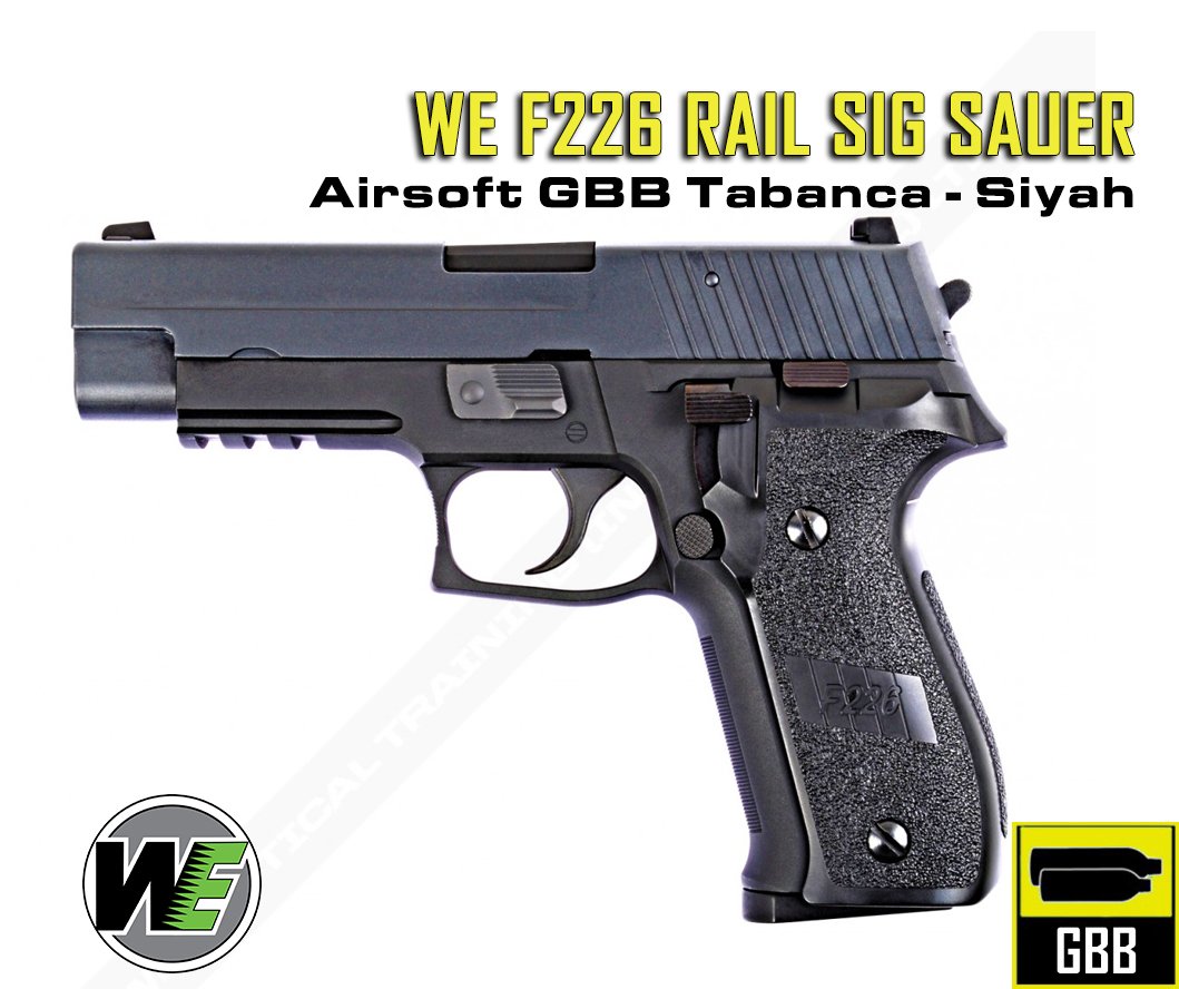 WE F226 RAIL AIRSOFT SIG SAUER