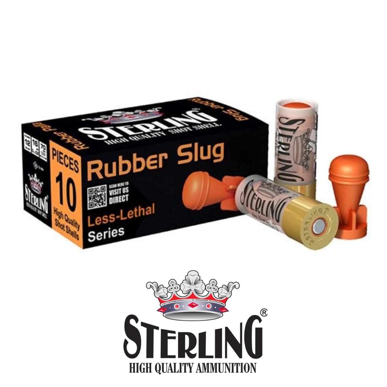Sterling Rubber Plastik Tek Kurşun Savunma Fişeği
