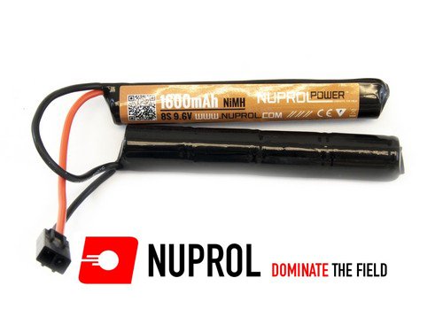 Nuprol Airsoft NiMH Pil 9.6V 1600mah Nunchunk