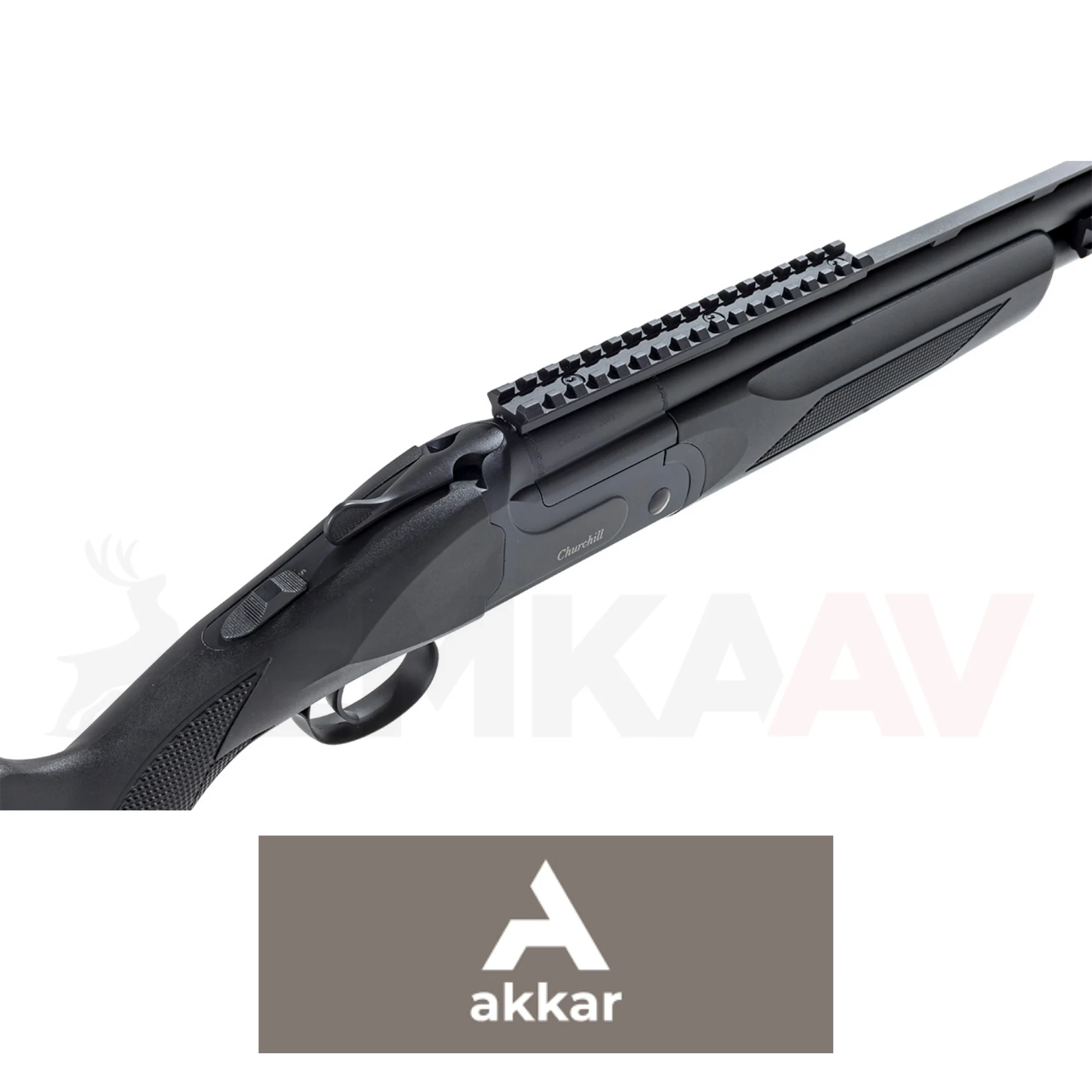 Akkar Churchill 206 Black 51 cm Sentetik Süperpoze Av Tüfeği