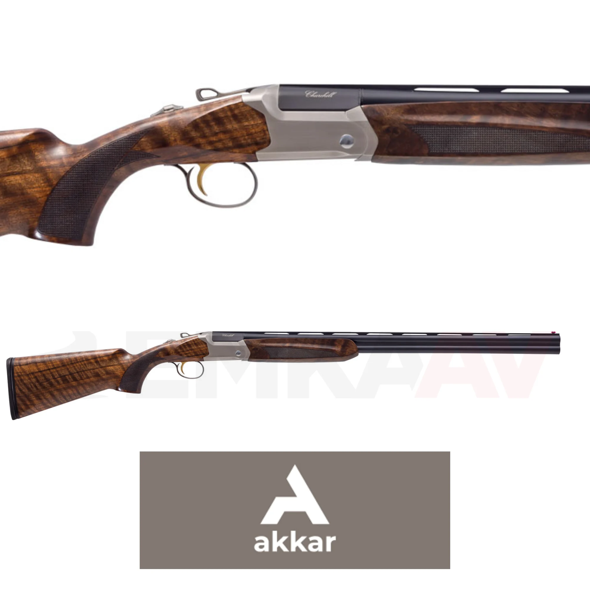 Akkar Churchill 820 Silver Süperpoze Av Tüfeği