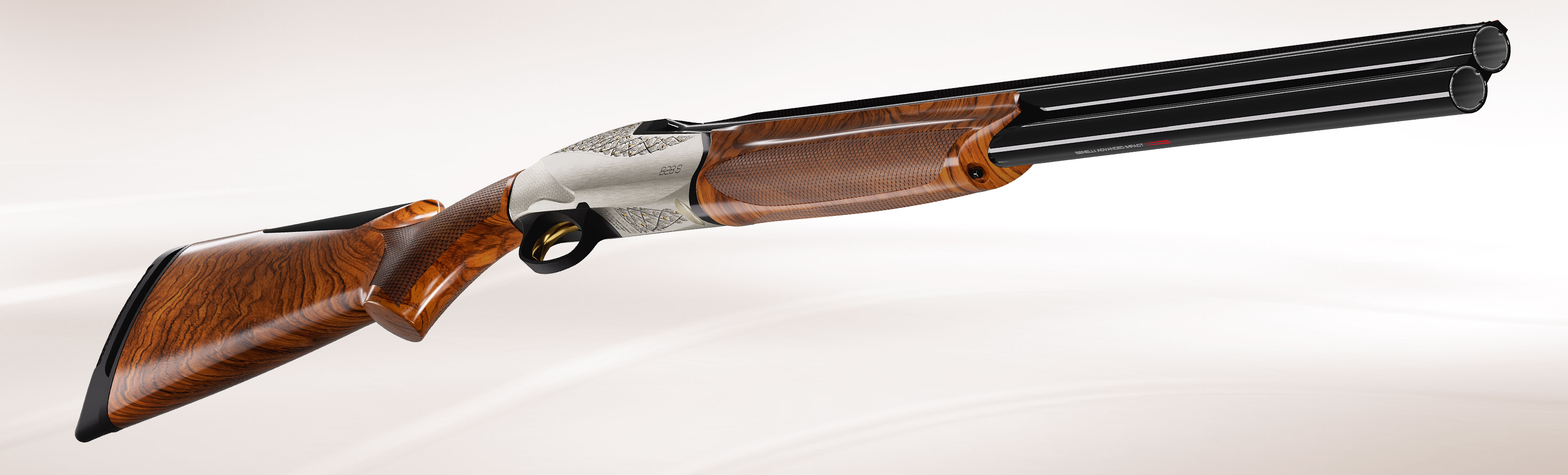 Benelli 828S Silver A.I. Süperpoze Av Tüfeği