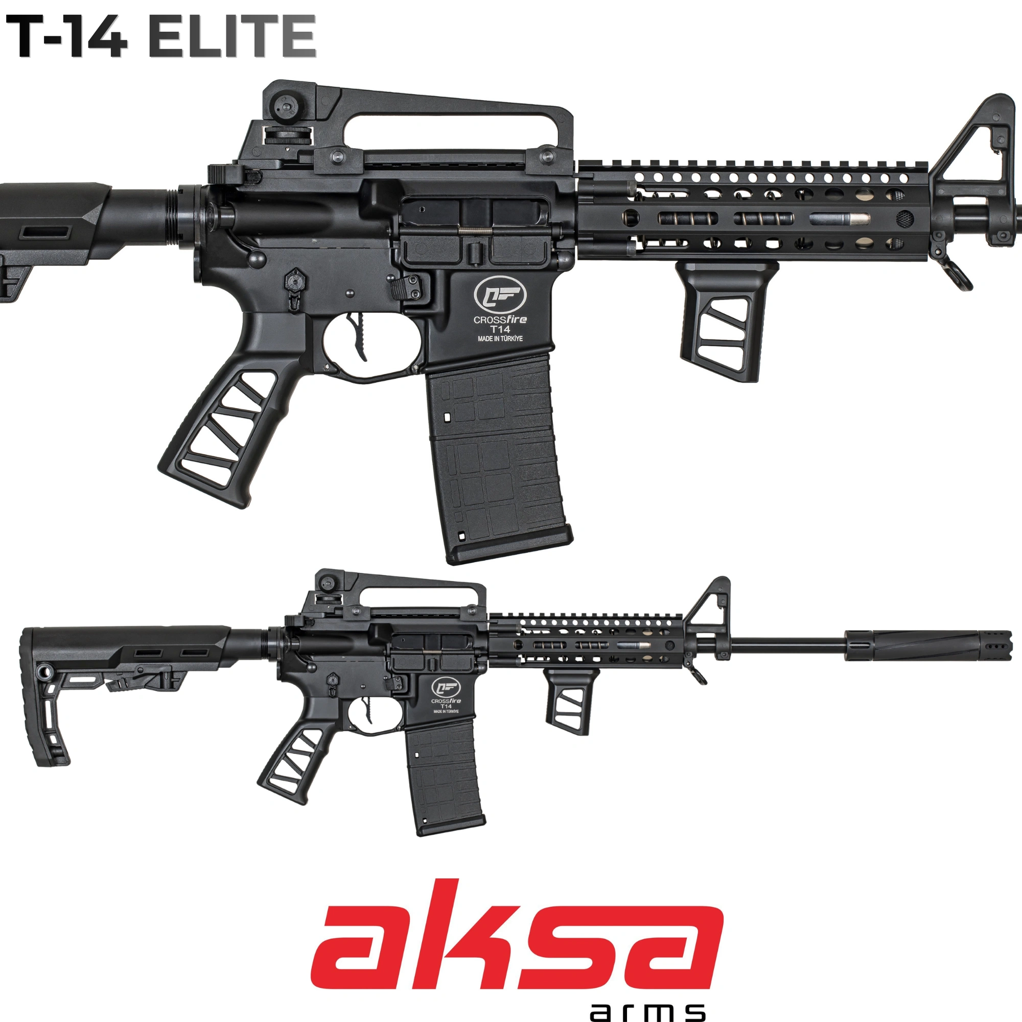 Aksa Crossfire T-14 Elite Phantom 36 Kalibre Şarjörlü Av Tüfeği