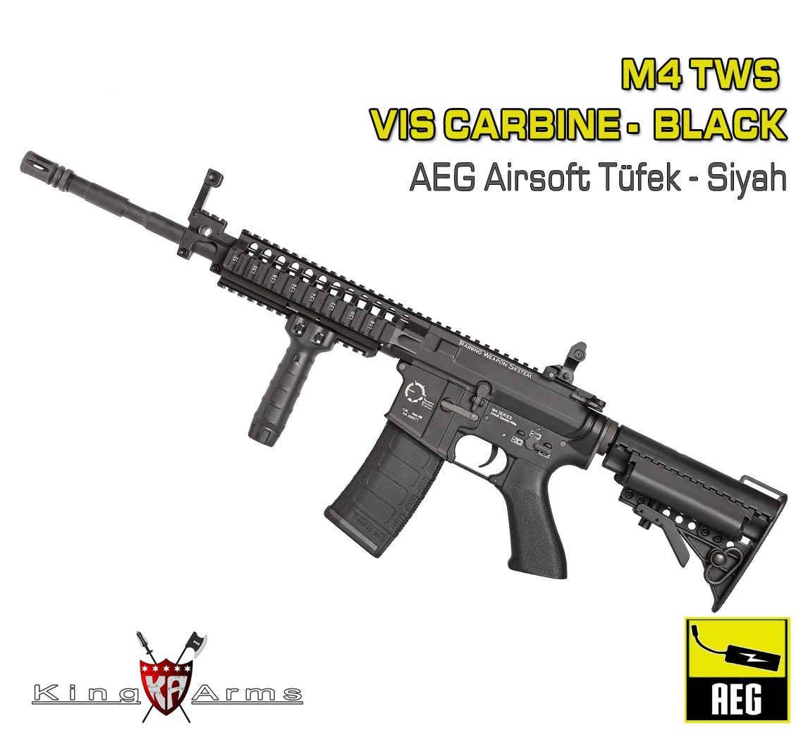TWS M4 VIS Carbine - Siyah
