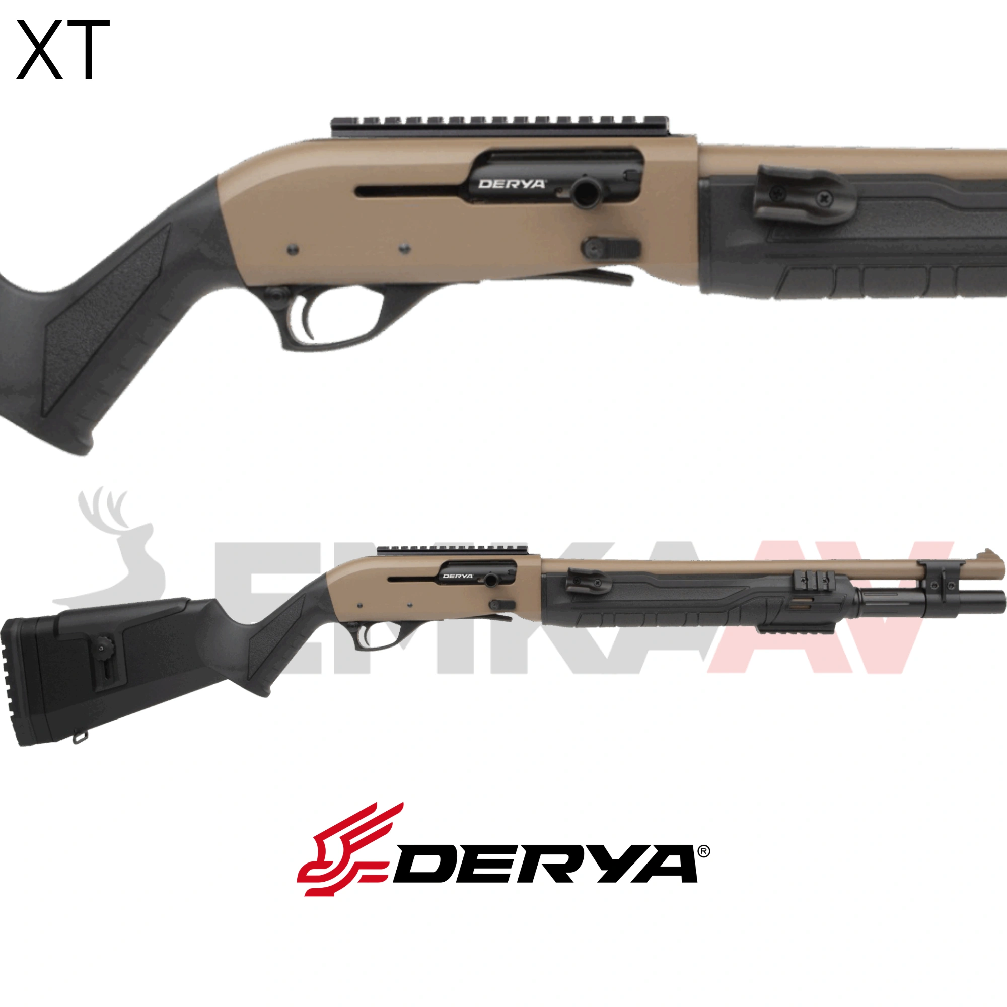 Derya XT-411 Sahra Toprak Çöl Yarı Otomatik Av Tüfeği