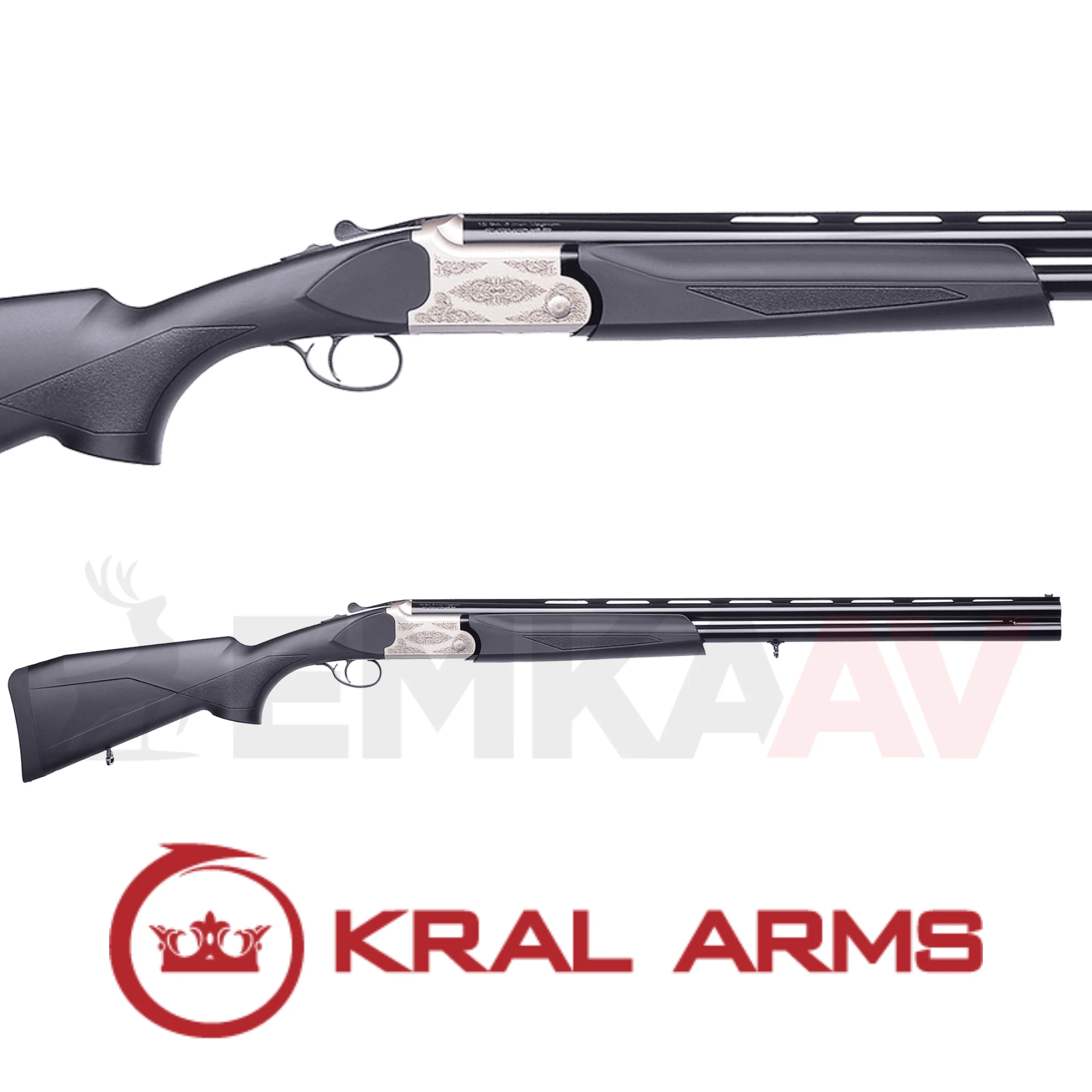 Kral Arms Caracara Sentetik Beyaz Süperpoze Av Tüfeği (CSW-0002 - EJEKTÖRLÜ)