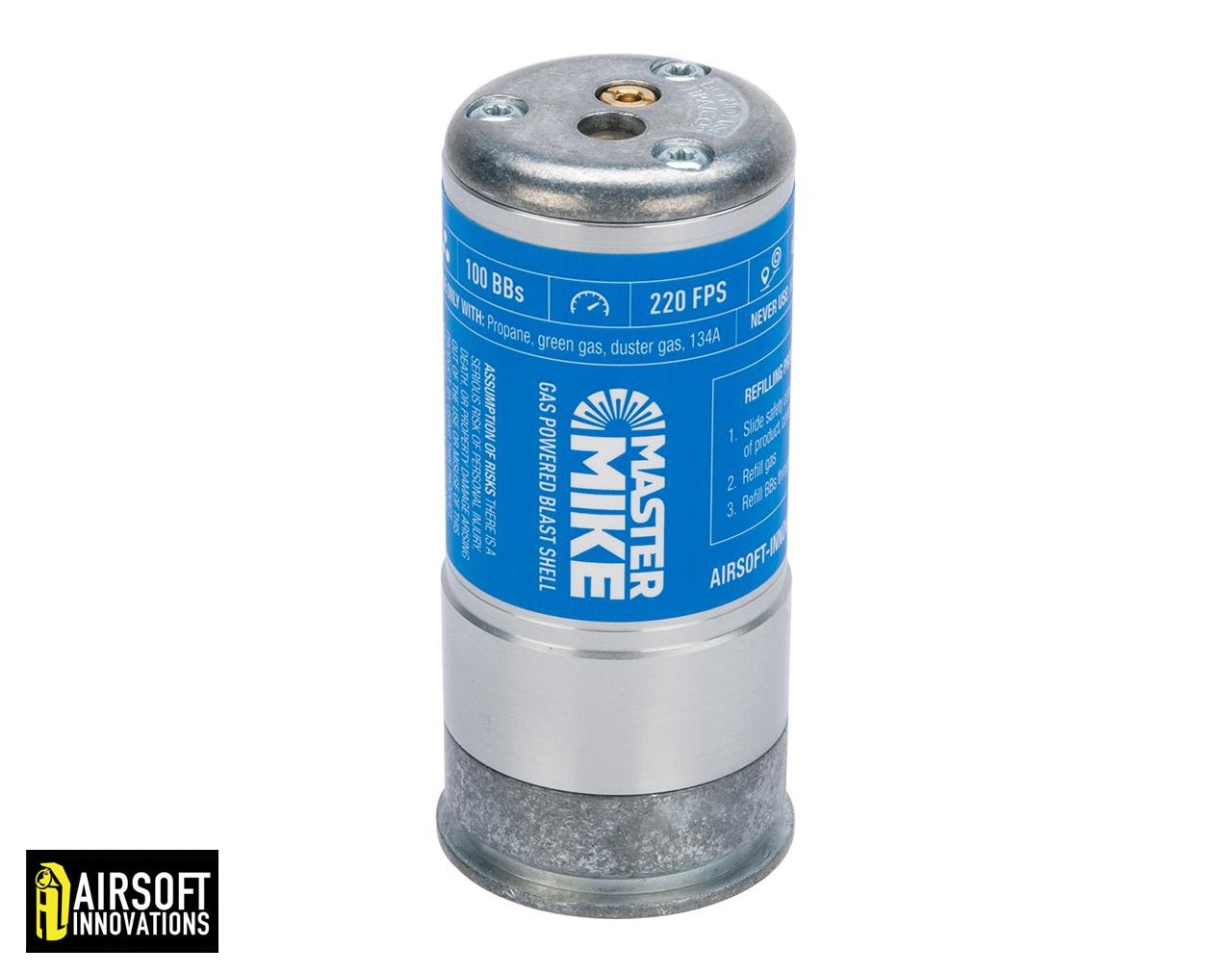 Master Mike - 40mm Airsoft Gazlı Bombaatar kapsülü / Grenade Shell