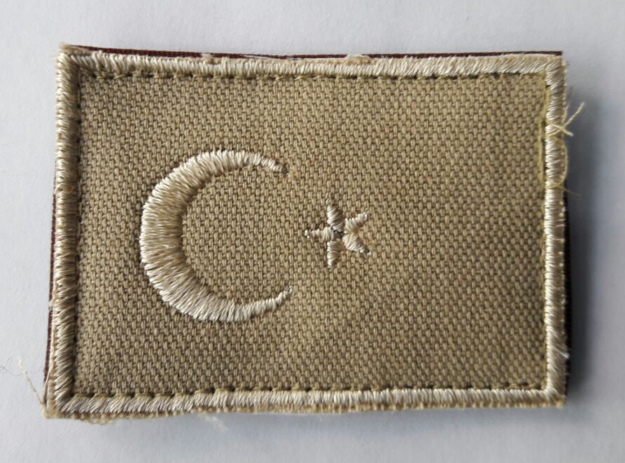 Türk Bayrağı Patch Tan/Desert