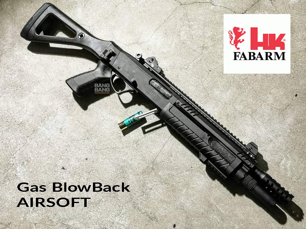 FABARM STF/12  Compact 11" AIRSOFT POMPALI - EXTRA GAS TANK DAHIL