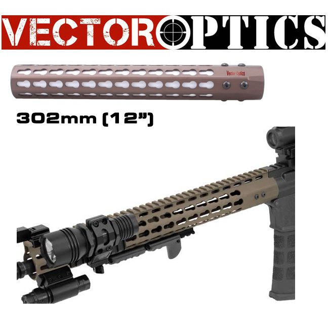 Gen III Slim 12" 302mm KeyMod Metal El Kundağı BRONZ