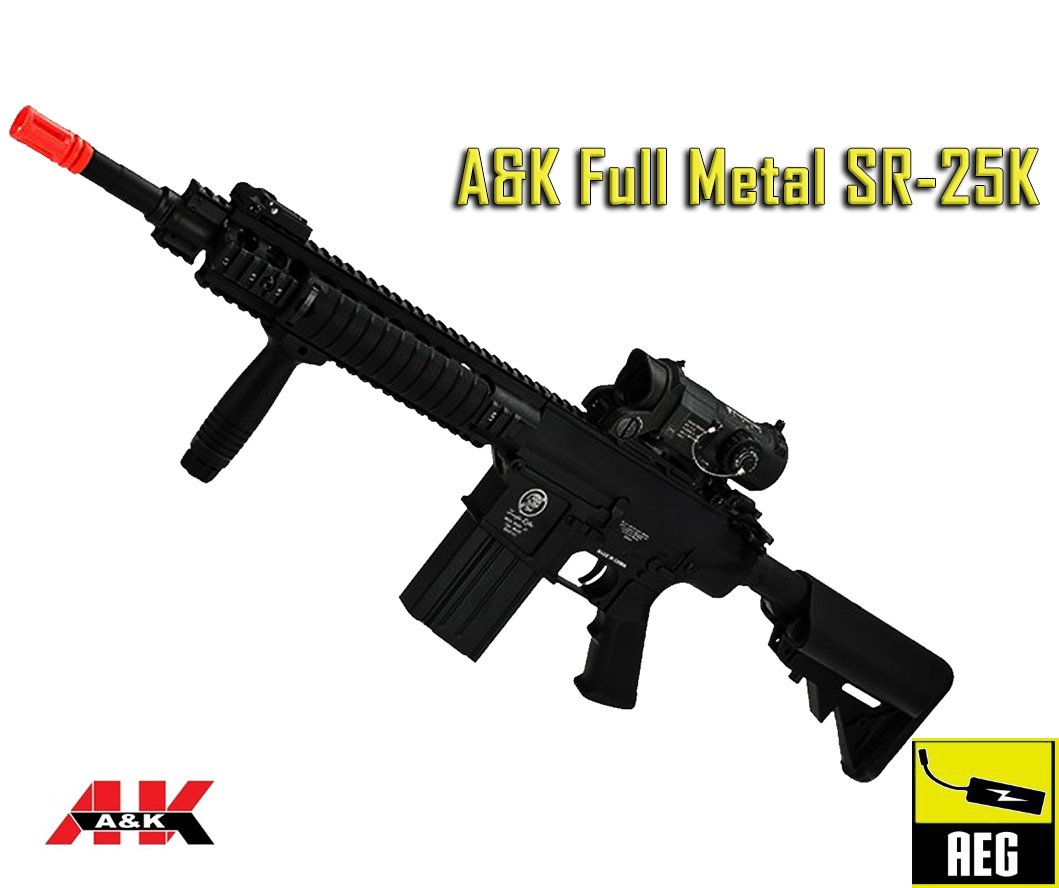 A&K Full Metal SR-25K Airsoft AEG Tüfek