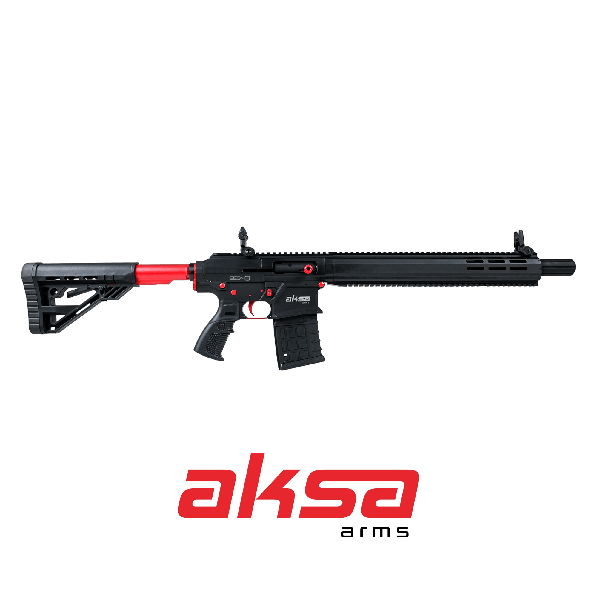Aksa Arms Segno Kırmızı Şarjörlü Otomatik Av Tüfeği
