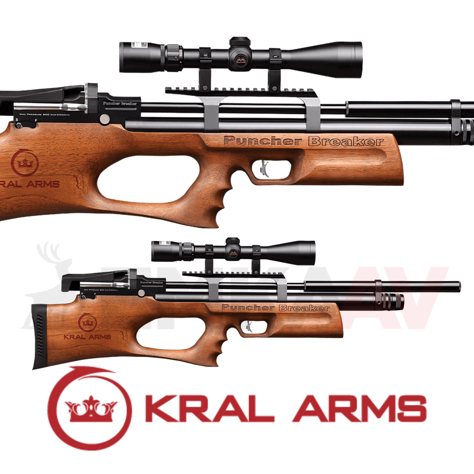 Kral Arms PCP Puncher Breaker WS Havalı Tüfek