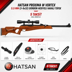 Hatsan Proxima W Vortex 5.5 mm (3-9x32) Dürbün Hediyeli Havalı
