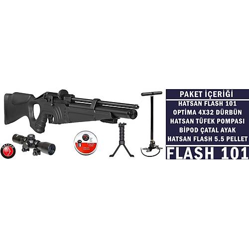 Hatsan Flash 101 Ultimate Combo PCP Havalı Tüfek