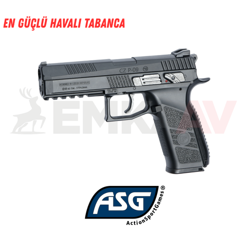 ASG CZ 75 P09 Blowback Havalı Tabanca (Yivli) Pellet 17537