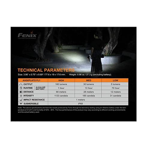 FENİX E12 V2.0 160 LÜMEN EL FENERİ