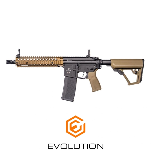 Evolution Recon MK18 Mod 1 10.8� Carbontech Siyah-Tan Airsoft T�fe�i + 7.4v LiPo Pil