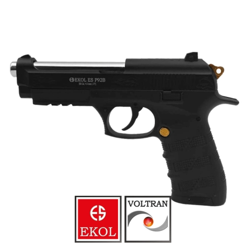 Ekol S P92B Siyah Alt�n ��lemeli Blowbackli Haval� Tabanca
