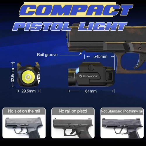 Skywoods PL500 Taktik Silah Feneri