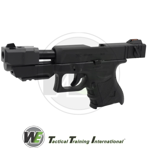 We Glock 26C Siyah Airsoft Tabanca (6mm)