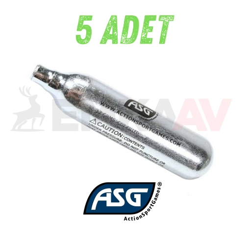 ASG 12 Gram CO2 T�p - 5 Adet