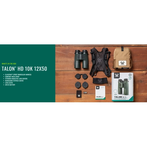 Vortex Talon HD 10K 12x50 Binok�ler Balistik Lazer Mesafe �l�er