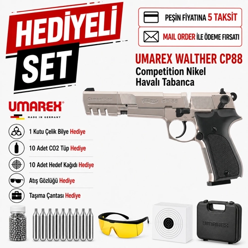 Umarex Walther CP88 Competition Nikel Haval� Tabanca