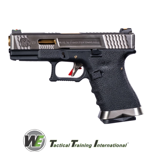 We Glock 19 T1 Silver Airsoft Tabanca (6mm)