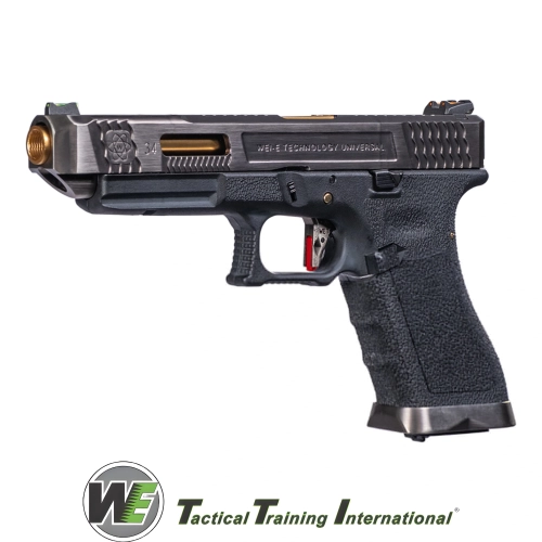 We Glock 34 T1 Silver Airsoft Tabanca (6mm)